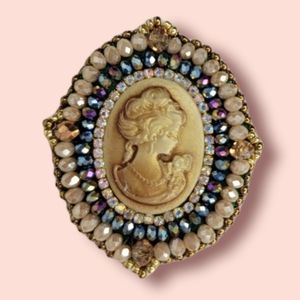 Rhinestones jewelry brooch